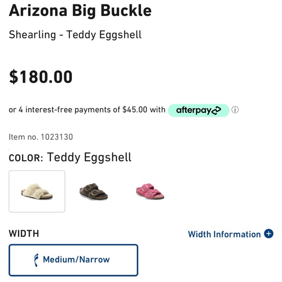 NWT Birkenstock Arizona Teddy slippers - Picture 7 of 7